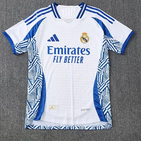 25-26 R MAD white and blue training jersey