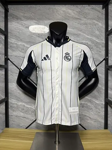 25-26 R MAD white player version baseball jersey