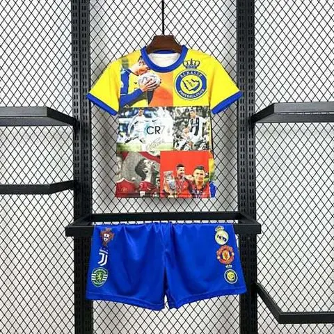 Cristiano Ronaldo 2025/26 all club mix Kids Kit