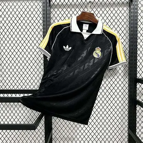 R MAD 2026/27 Retro Model Black POLO S-XXL