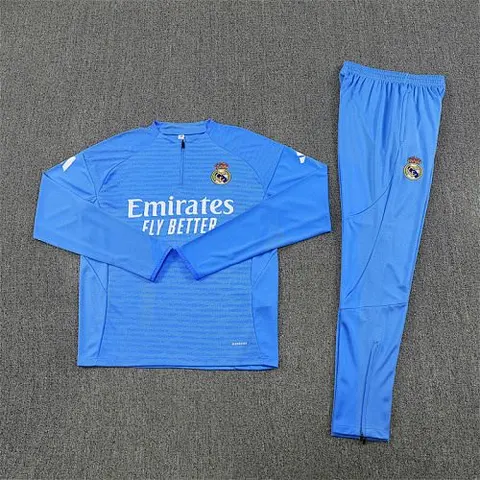 Real Madrid 2025/26 Light Half zipper Training Suit S-2XL