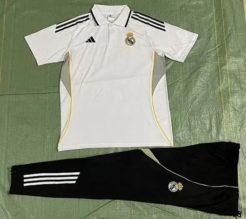 Real Madrid 2025/26 White POLO Suit