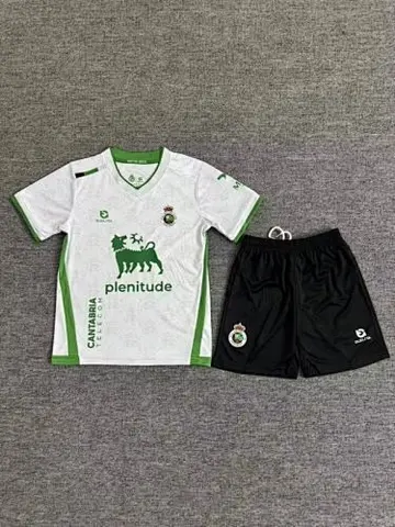 Racing de Santander 2025-26 home Kid kit Size 16-28