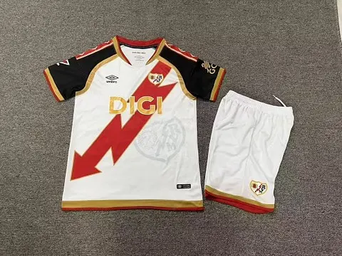 2026/27 Rayo Vallecano Home Kids Kit Size 16-28