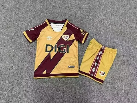 2026/27 Rayo Vallecano Third Away Kids Kit Size 16-28