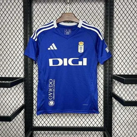 24-25 Real Oviedo home soccer jersey