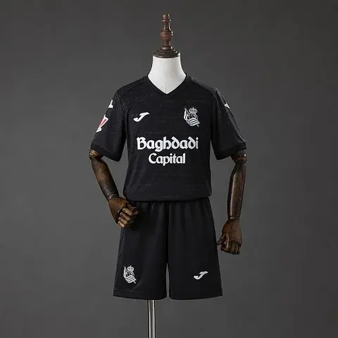 2026/27 Real Sociedad Away Kids Kit Soccer Jersey 16-28