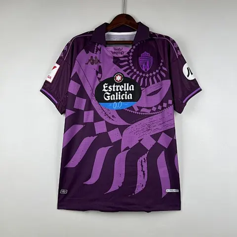 23-24 Real Valladolid Away soccer jersey size S-2X