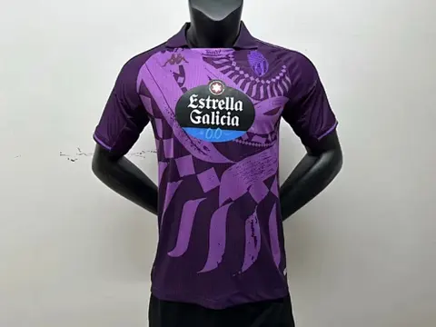 23-24 Real Valladolid away soccer jersey size S-2XL