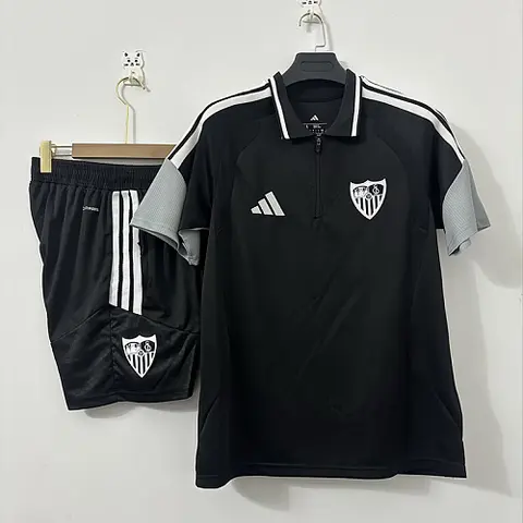 2026/27 Sevilla FC Black POLO Suit S-2XL