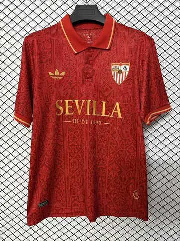 2026/27 Sevilla Red Streetwear Style Soccer Jersey S-4XL