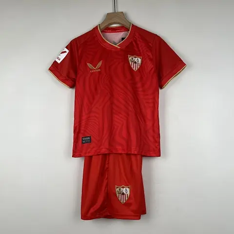 23-24 Sevilla away kid kit size 16-28