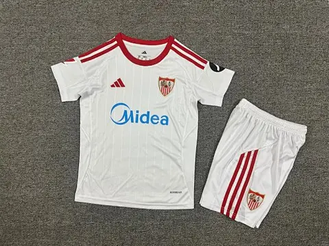 25-26 Sevilla FC home kid kit