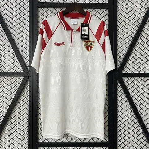 92-93 Sevilla Home Retro Football Jersey