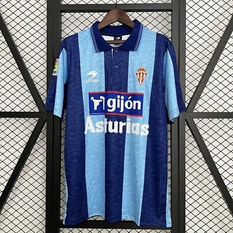 02-03 Sporting Gijon Third Away Retro Jersey S-XXL