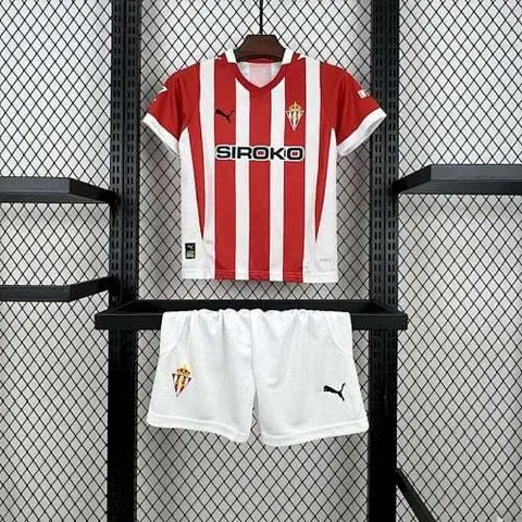 24-25 Sporting de Gijon Home Kids Kit