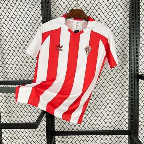 80-81 Sporting de Gijon home retro jersey