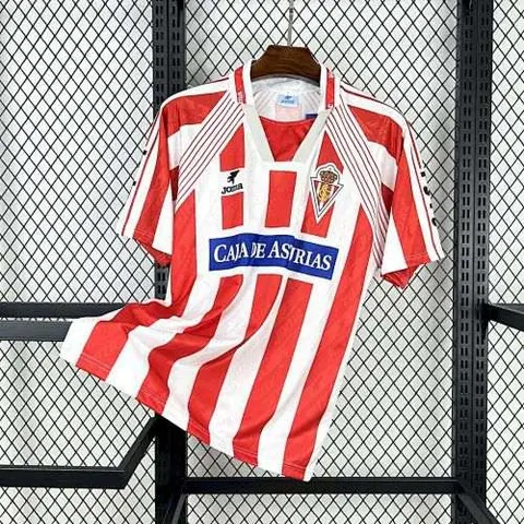 94-95 Retro Sporting de Gijón Home Kit S-XXL Cheap Football Jersey Wholesale Yupoo