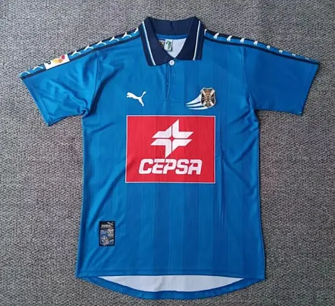 98-99 Tenerife away Retro soccer jersey size S-2XL
