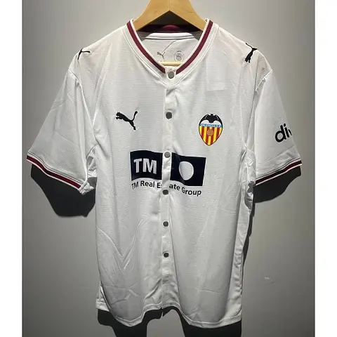 2026/27 Valencia Home MLB Style Version Soccer Jersey S-2XL