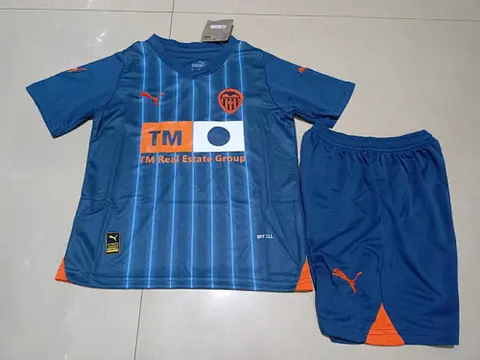 23-24 Valencia away kid kit size 16-28