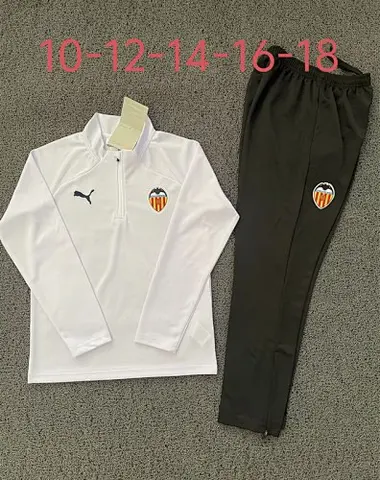 24-25 Valencia white kid training suit