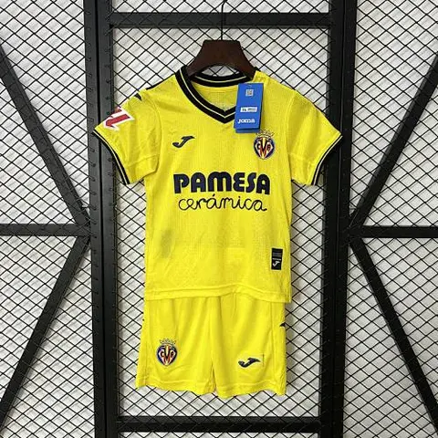 24-25 Villarreal Home kid kit Sizes 16-28