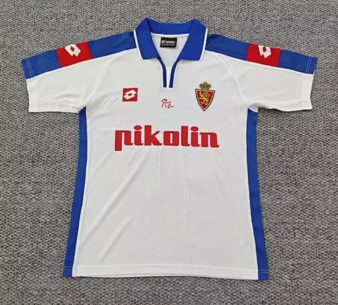 2004 Real Zaragoza home retro jersey