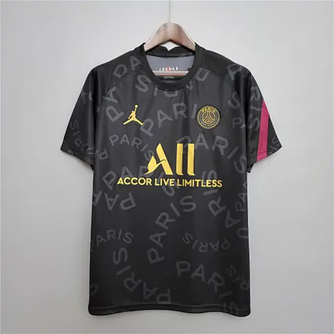 20-21 P_S_G black with gold training shirt