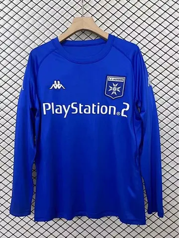 03-04 Auxerre away retro long sleeve jersey
