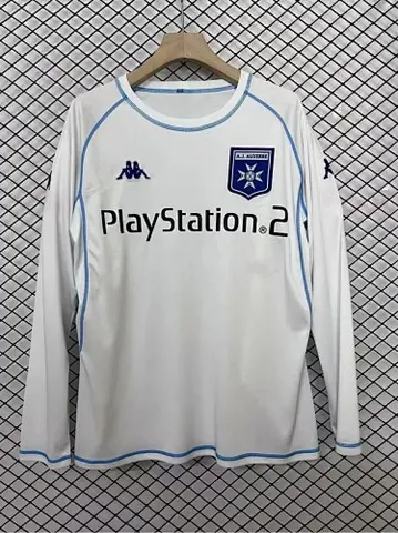 03-04 Auxerre home long sleeve retro jersey
