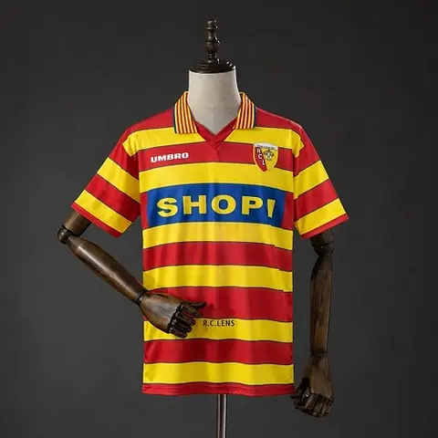1996/97 RC Lens Home Retro Soccer Jersey S-XXL