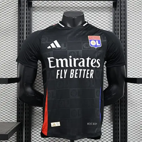24-25 Lyon away black player version jersey