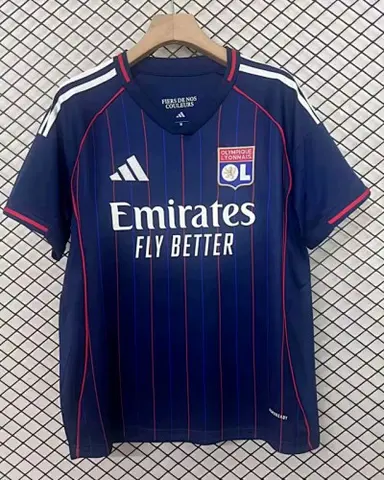 Lyon 2025/26 Away soccer jersey size S-4XL