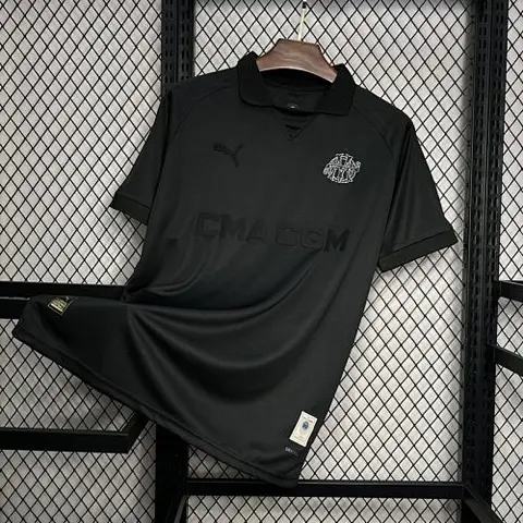 24-25 Marseille 125th Anniversary black jersey size S-2XL