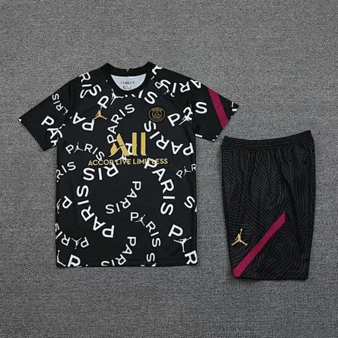 20-21 PSG Jordan black training suit