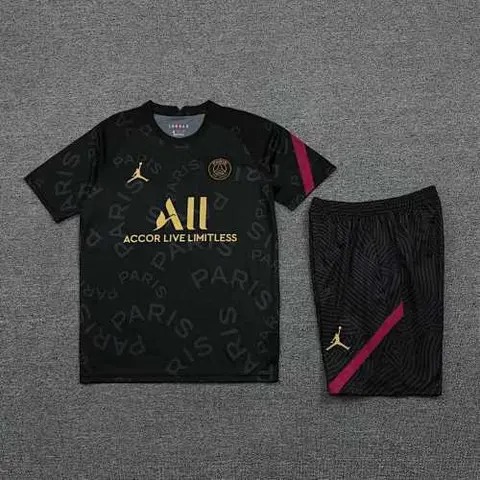 20-21 PSG Jordan black training suit