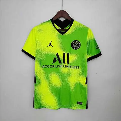 20-21 PSG Jordan fifth away Fluorescent green