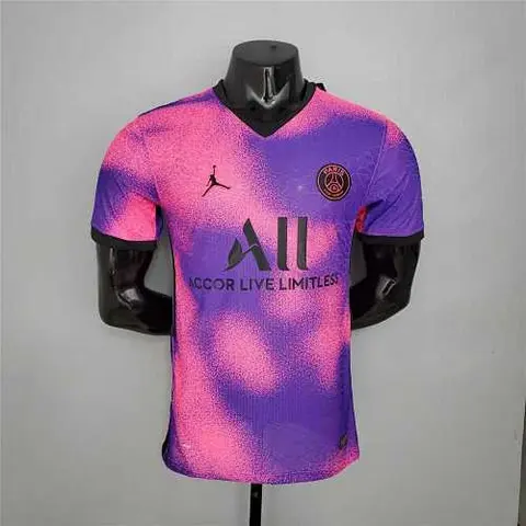 20-21 PSG Jordan fourth away purple player version