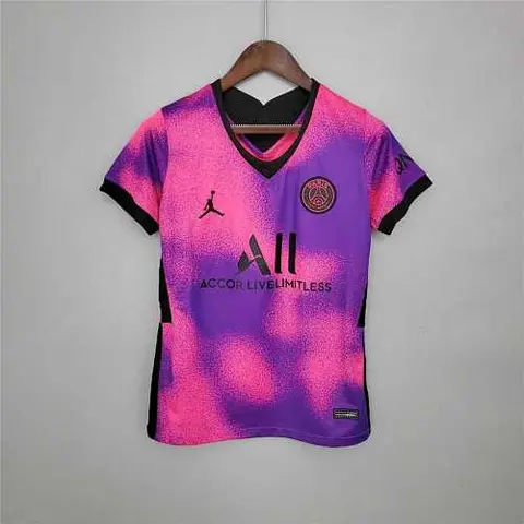 20-21 PSG Jordan fourth away purple women