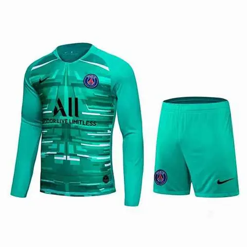 20-21 PSG green long sleeve goalkeeper