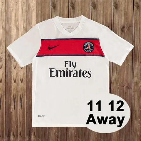 2011/12 PSG Away Retro Soccer Jersey S-2XL