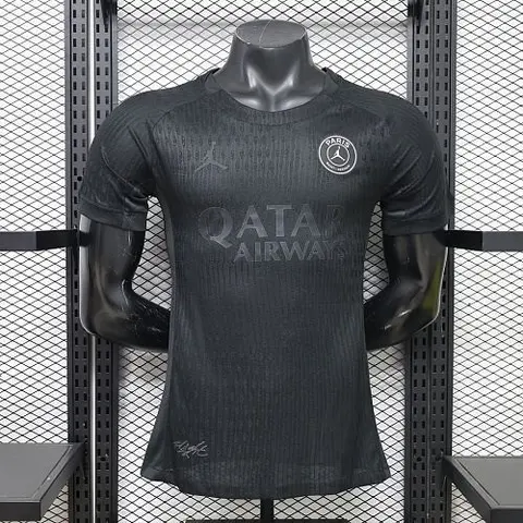 2026/27 PSG All Black Special Player Version Soccer Jersey Size S-XXL
