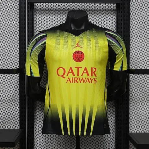 2026/27 PSG Special Yellow Player Version Soccer Jersey Size S-XXL
