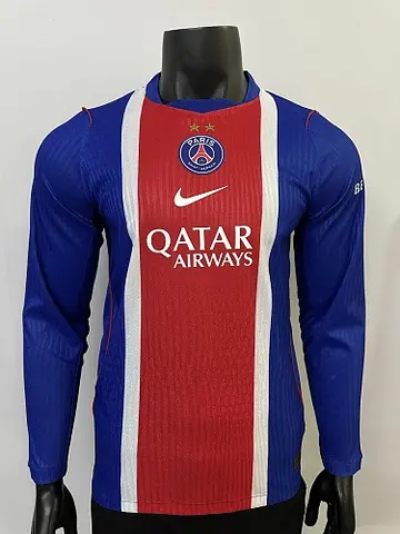 2026/27 PSG Two Stars Home Long Sleeve Player Version Soccer Jersey S-XXL