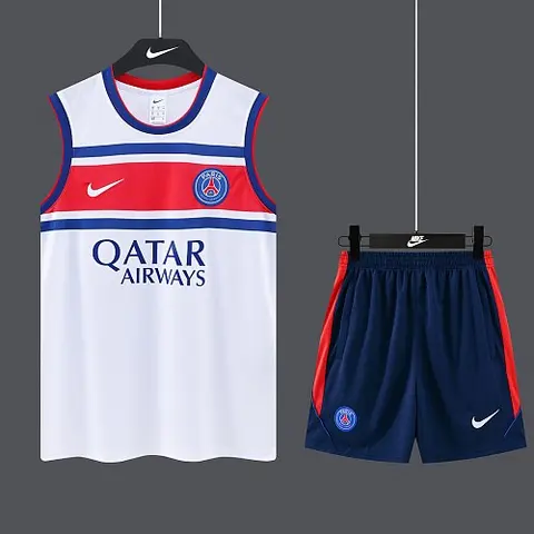 2026/27 PSG White Vest Suit S-2XL
