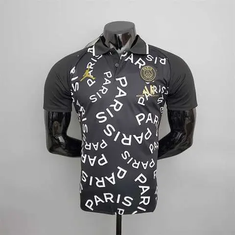 21-22 PSG Jordan black POLO