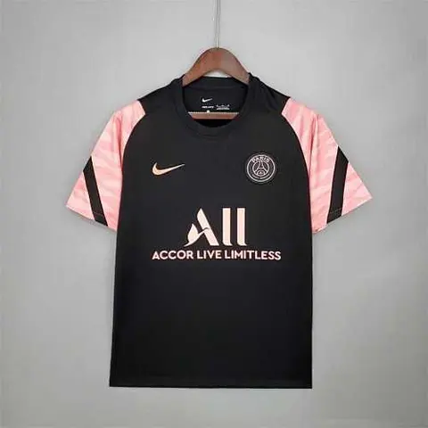 21-22 PSG Jordan black with pink Training Suit