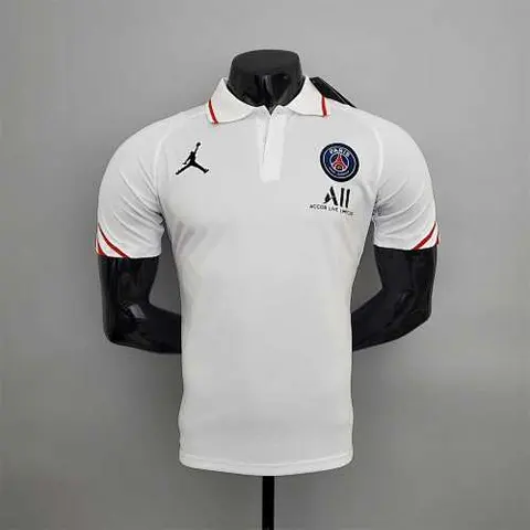 21-22 PSG Jordan white POLO