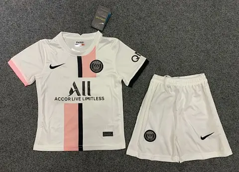 21-22 PSG away kids kit